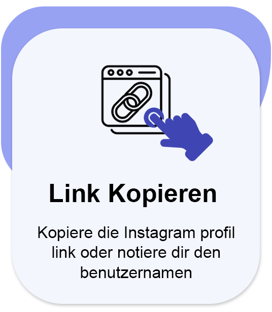Profil-URL oder Benutzernamen kopieren